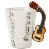 Tazza con Manico a Disegno di Violino