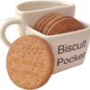 tazza con tasca porta biscotti variante